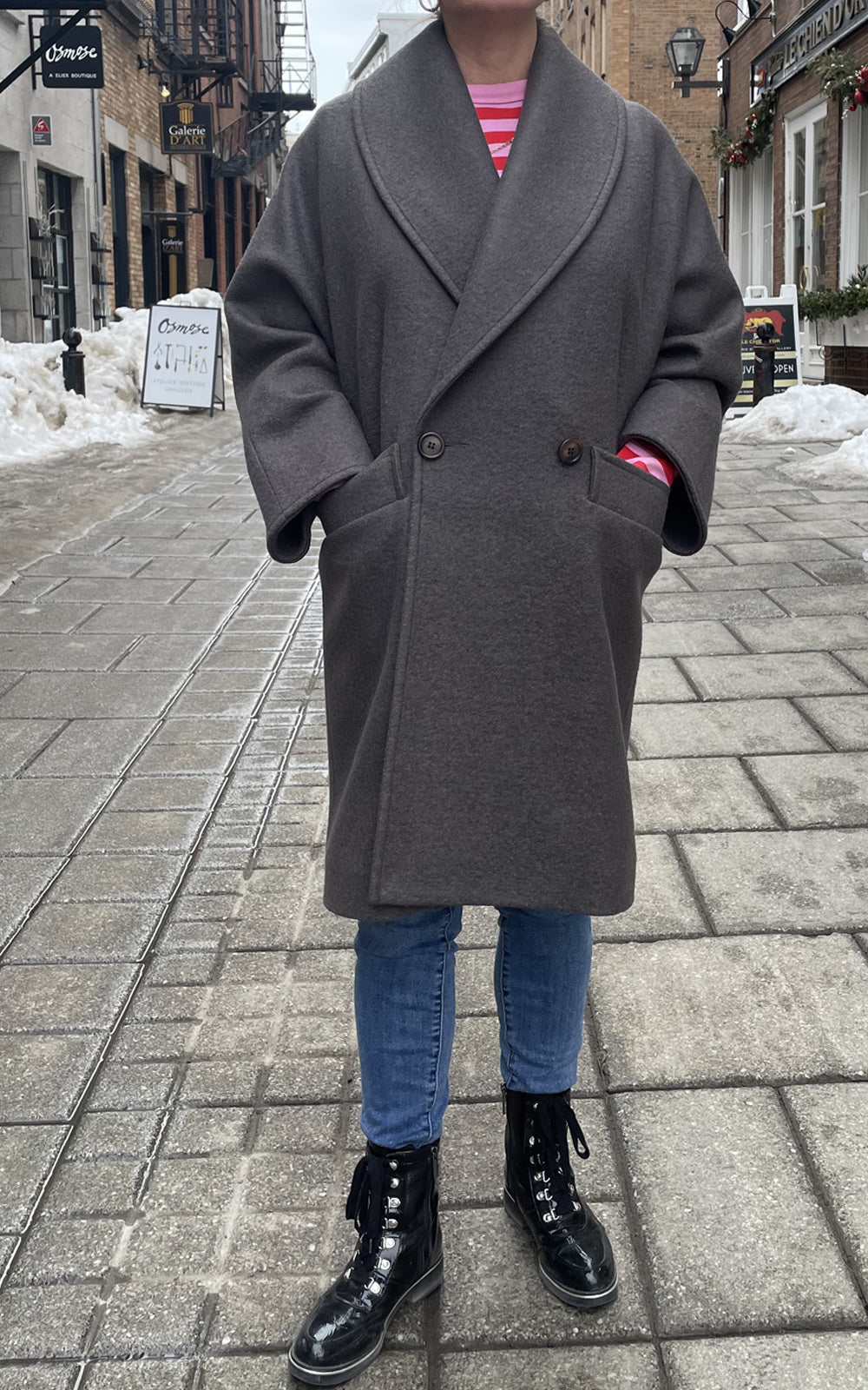 Oversized wool coat – Boutique Le Privé