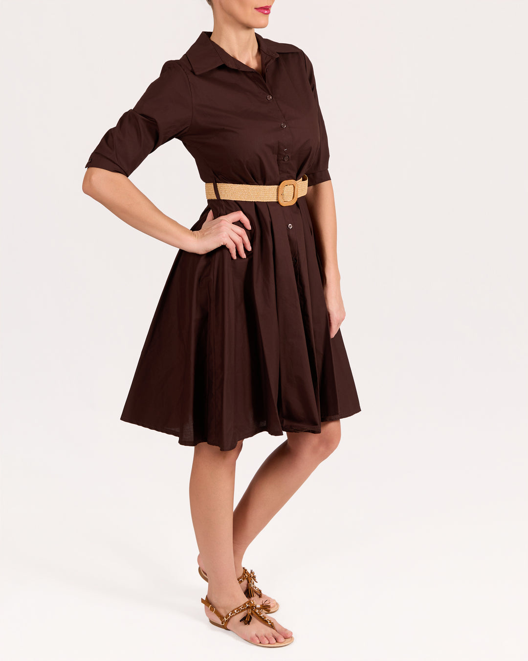 Robe chemise 34031 - Boutique Le Privé