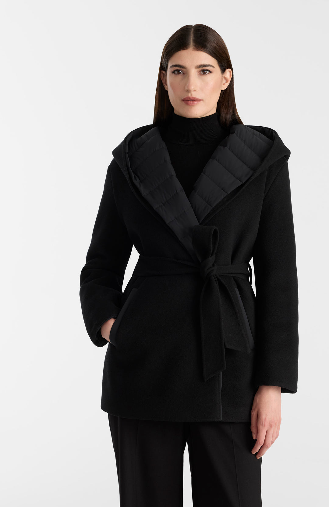 manteau en laine Bethany par Mackage #couleur_noir