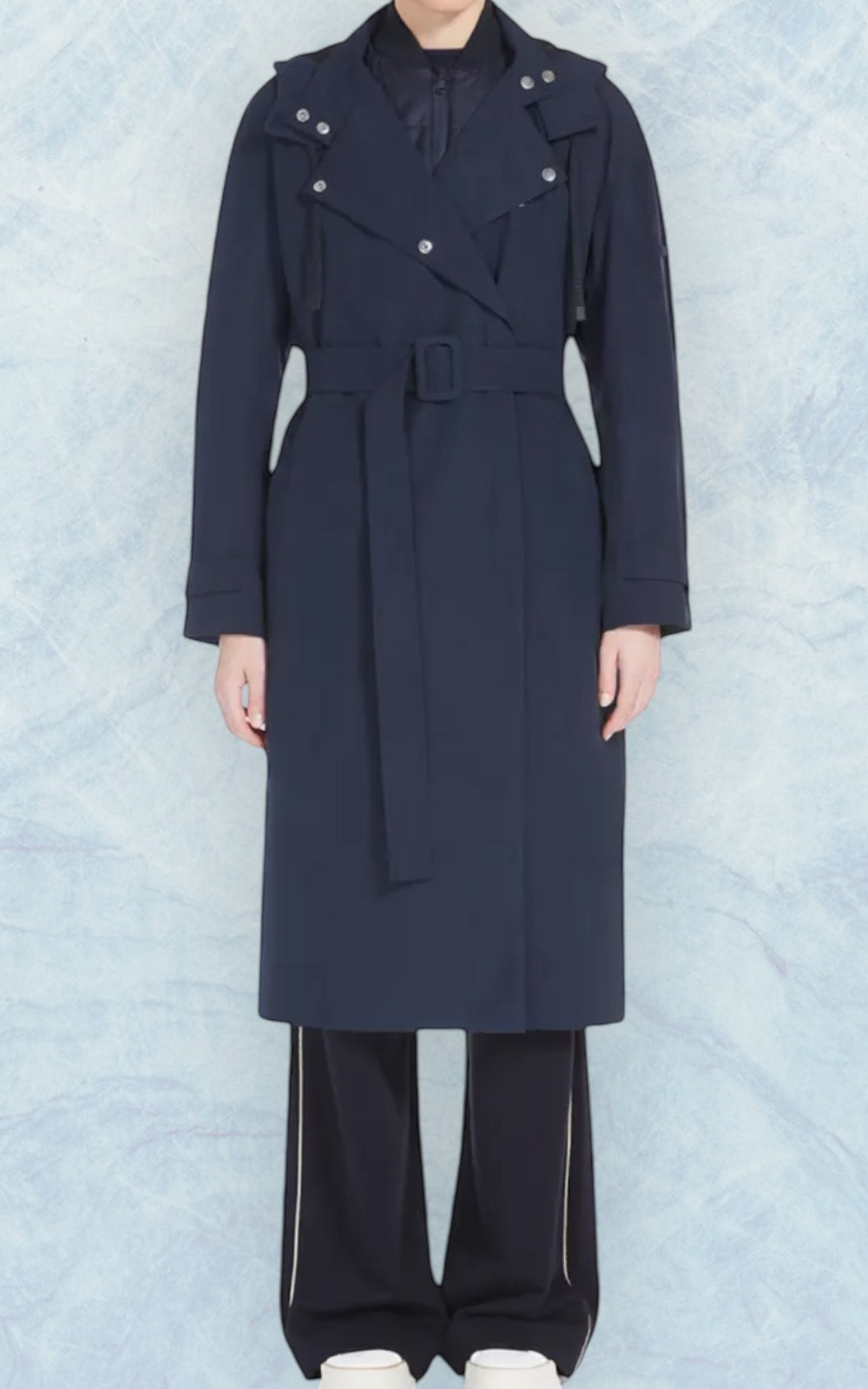 imperméable navy Max Mara