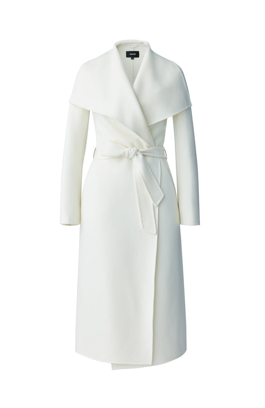manteau en laine long double face Mai par Mackage 
