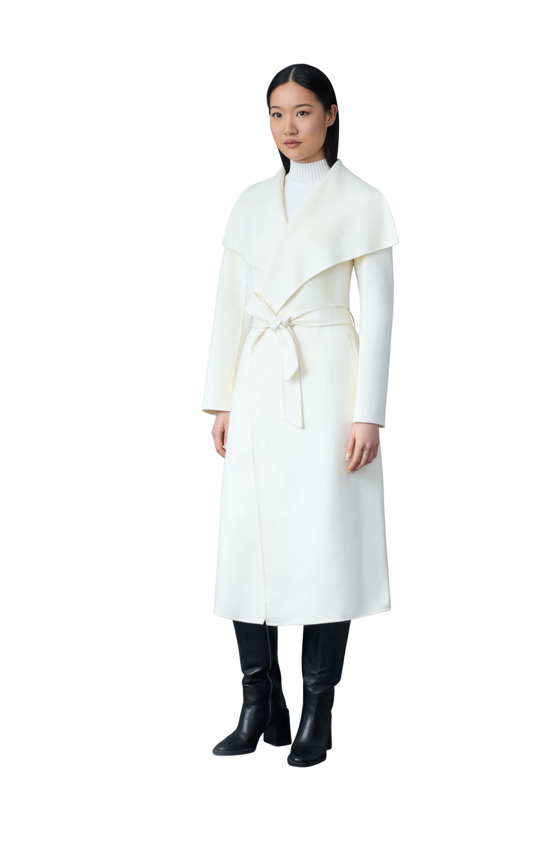 manteau en laine long double face Mai par Mackage 