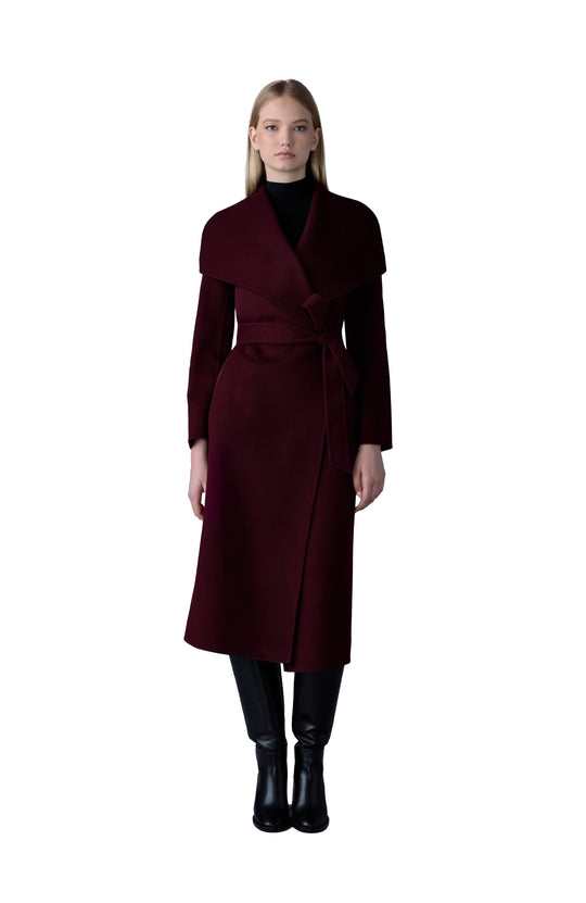 manteau en laine long double face Mai par Mackage 