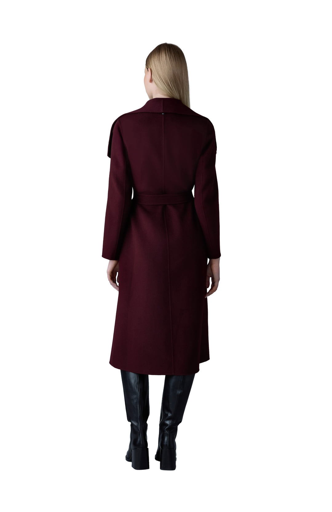 manteau en laine long double face Mai par Mackage 