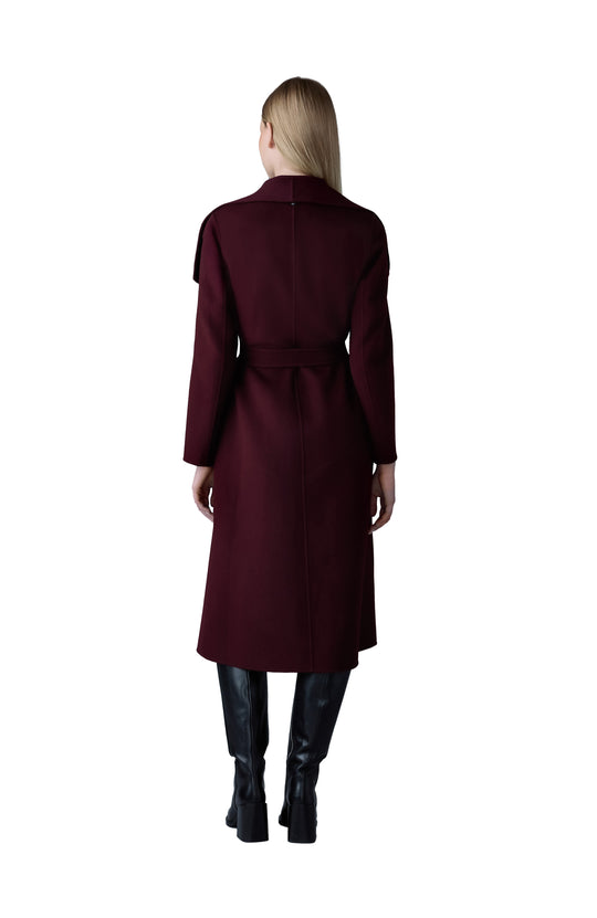 manteau en laine long double face Mai par Mackage 