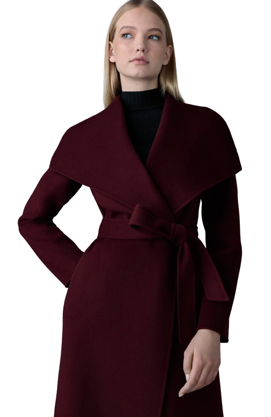 manteau en laine long double face Mai par Mackage 