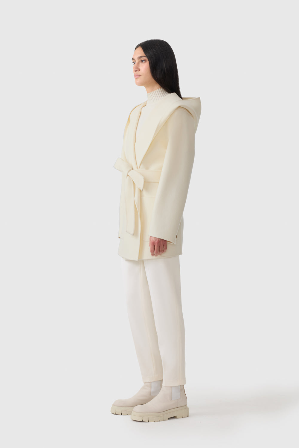 manteau laine léger Mackage paya #couleur_cream