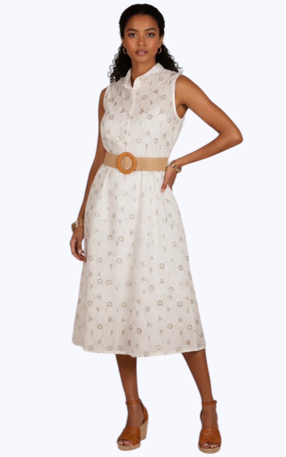 Robe longue en Coton D1148 - Boutique Le Privé