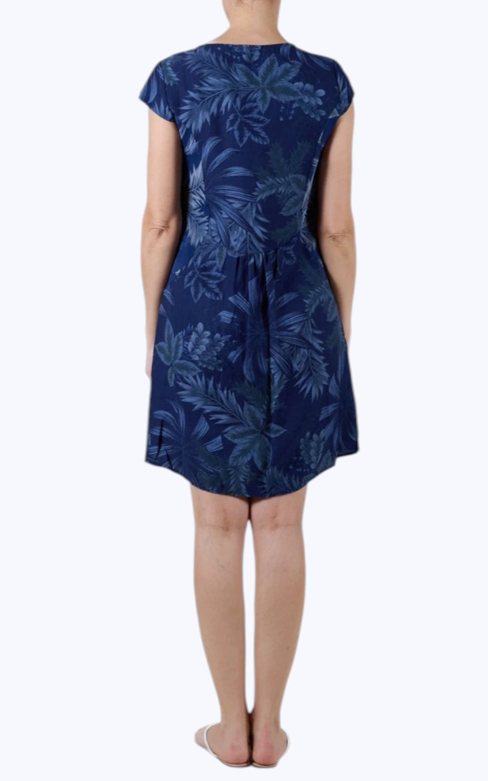 Robe 3/4 Viscose et Lin 32658 - Boutique Le Privé