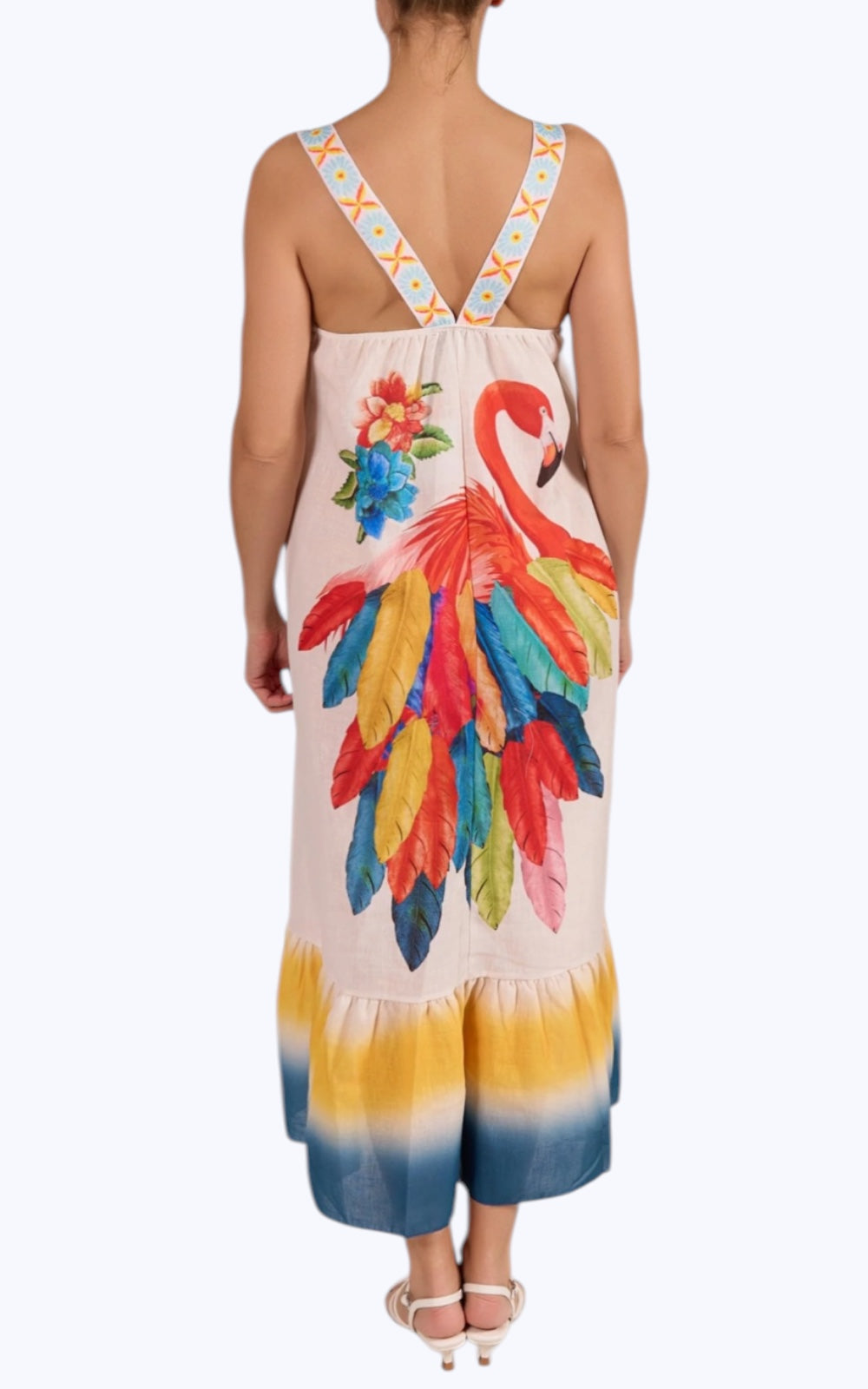 Robe longue avec bretelles 34304 - Boutique Le Privé