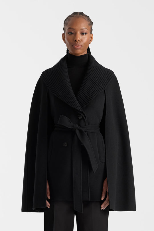 cape manteau en laine susie par Mackage 