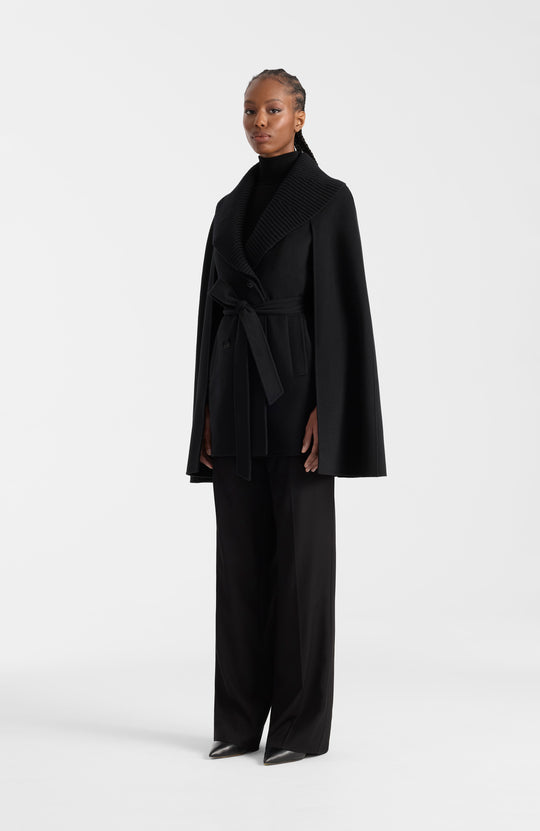 cape manteau en laine susie par Mackage 