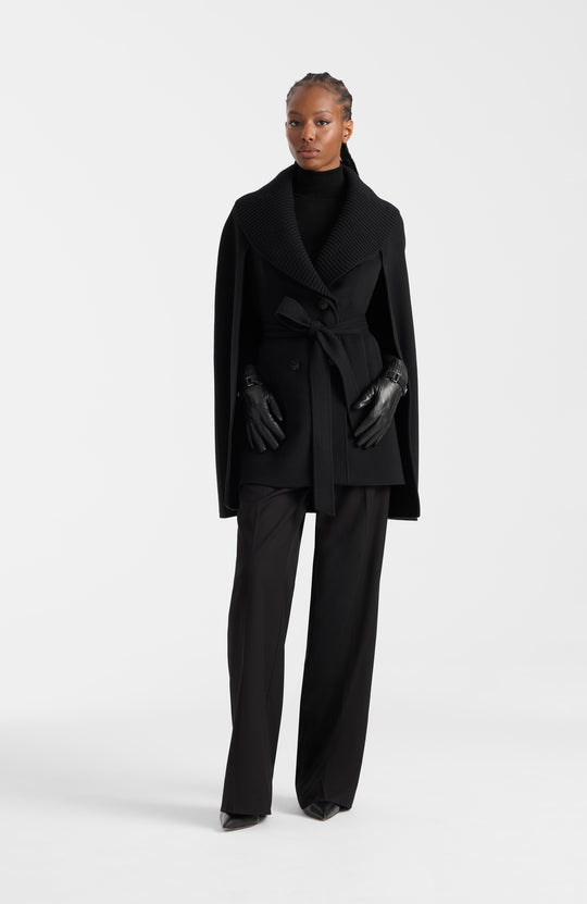 cape manteau en laine susie par Mackage 