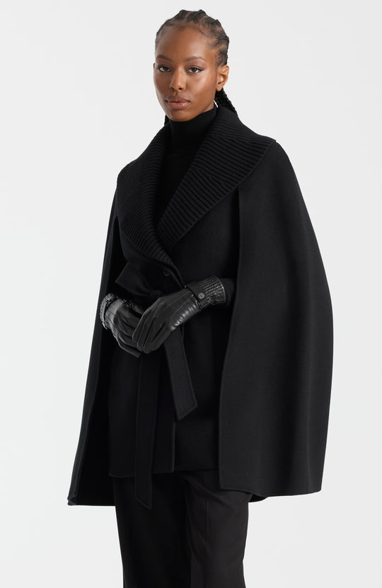 cape manteau en laine susie par Mackage 