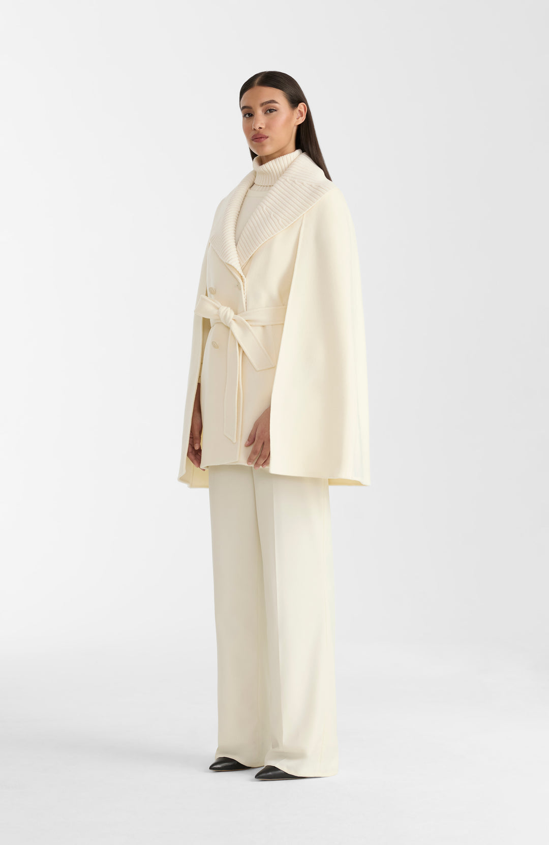 cape manteau en laine susie par Mackage 