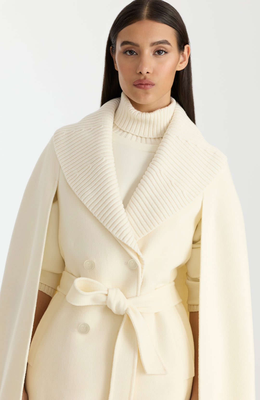 cape manteau en laine susie par Mackage 