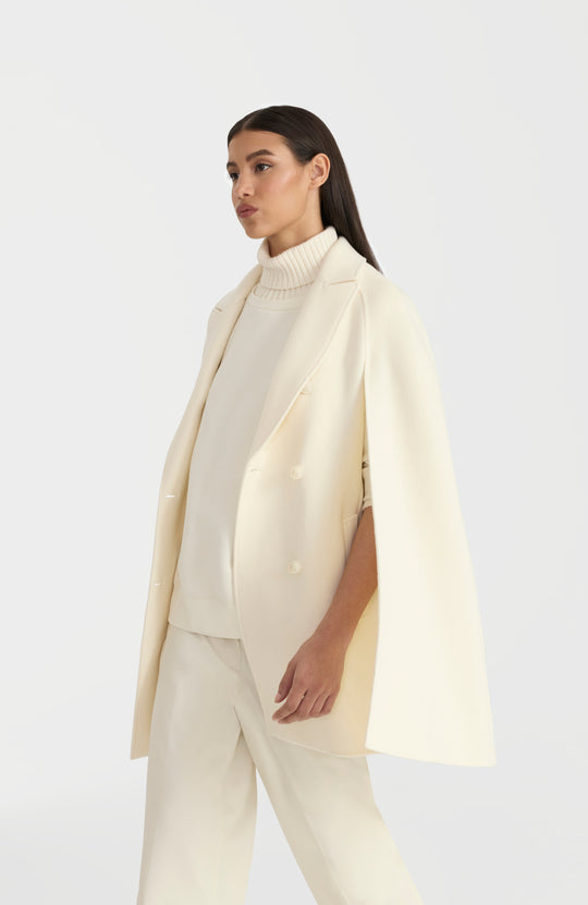 cape manteau en laine susie par Mackage 
