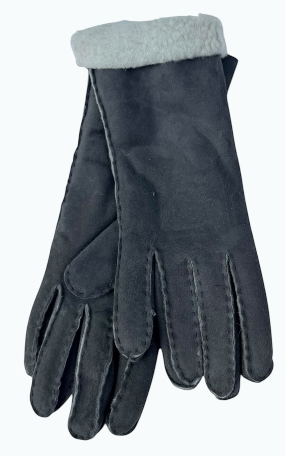 gants en peau de mouton charcoal