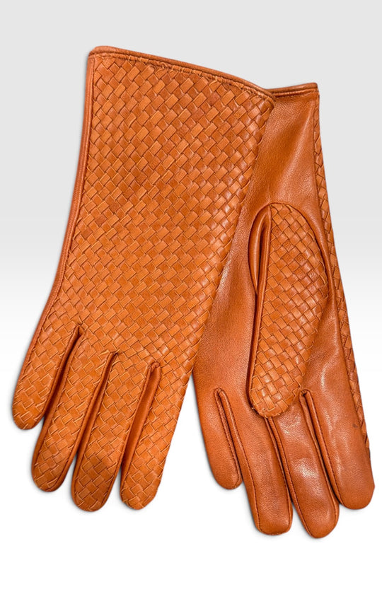 Gants en cuir doublé cachemire - 28123