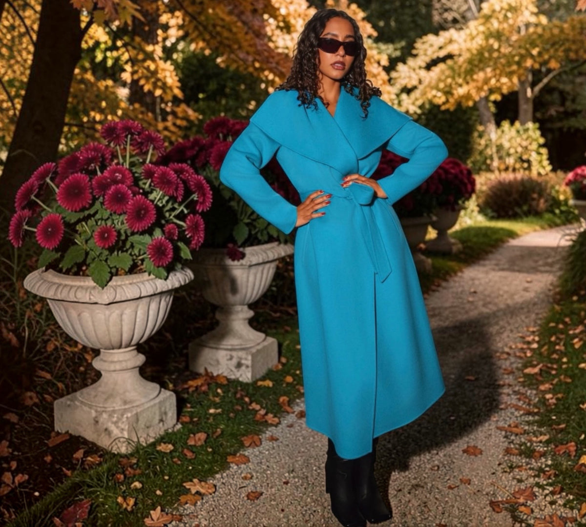 Manteau long en lainage Mackage