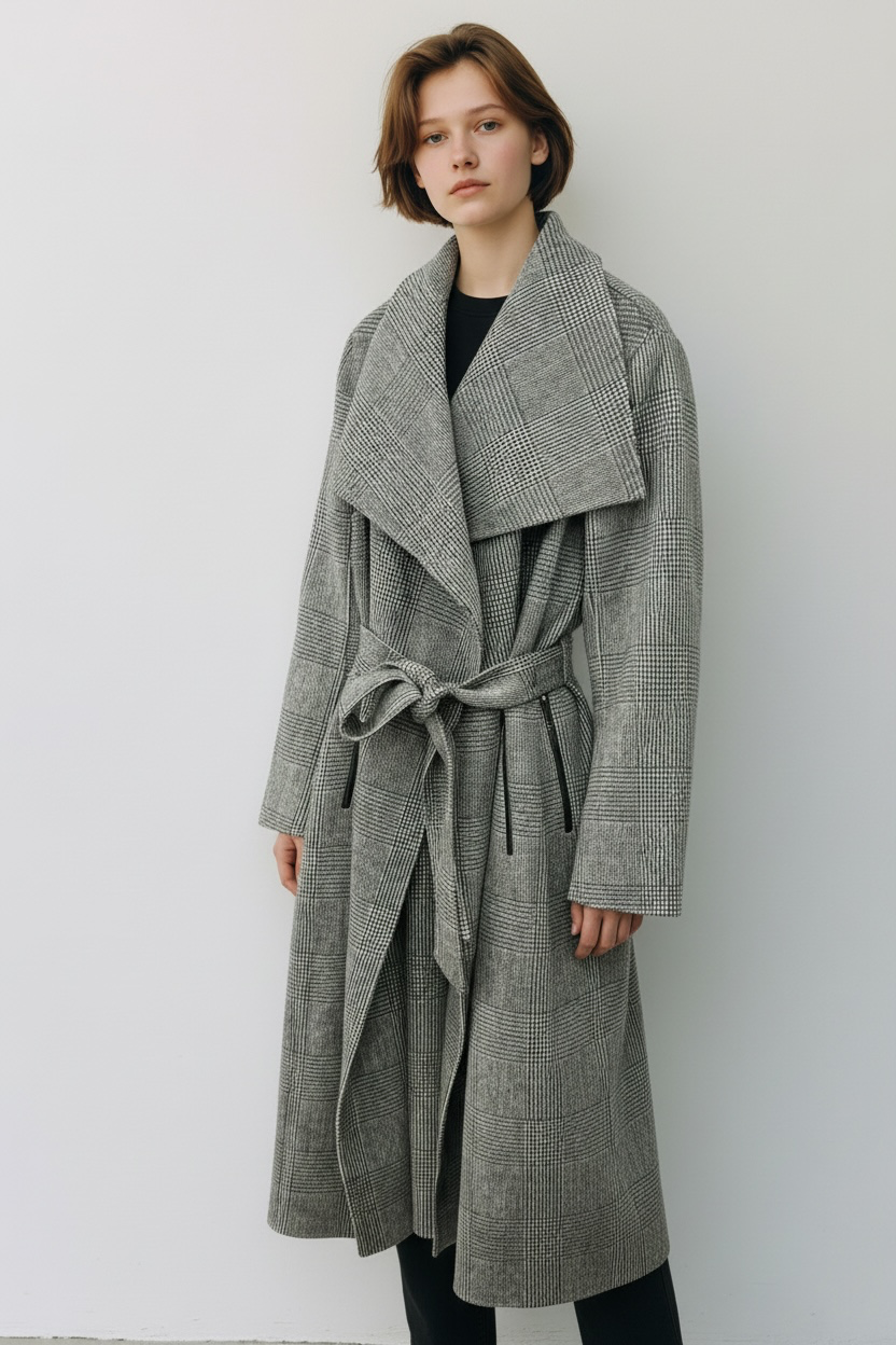 manteau en laine long double face Mai par Mackage 
