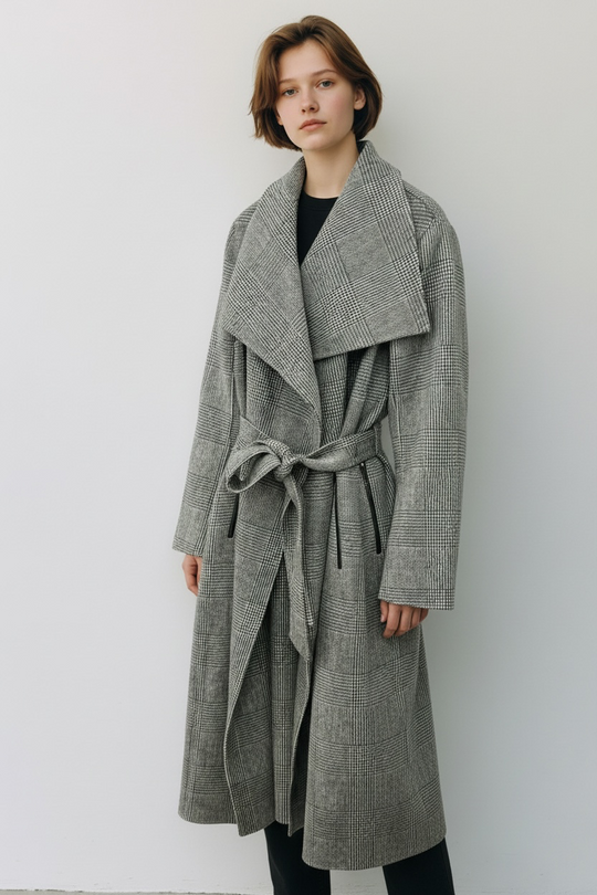 manteau en laine long double face Mai par Mackage 