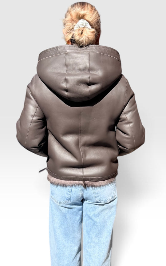 Manteau Agneau retourné court