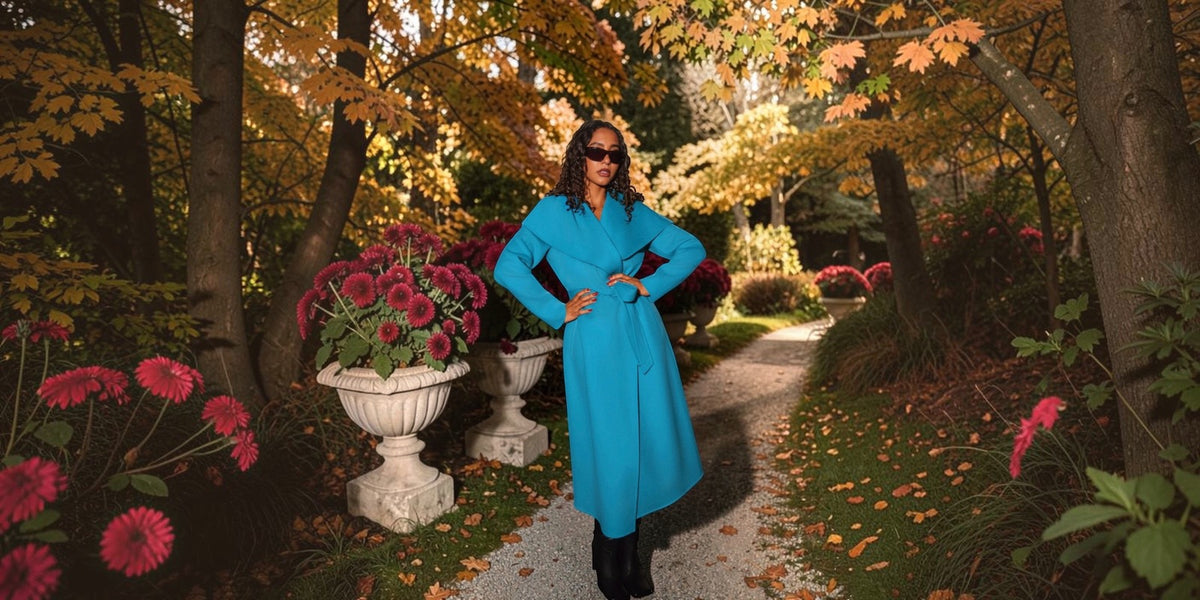 Manteau long en laine Mackage