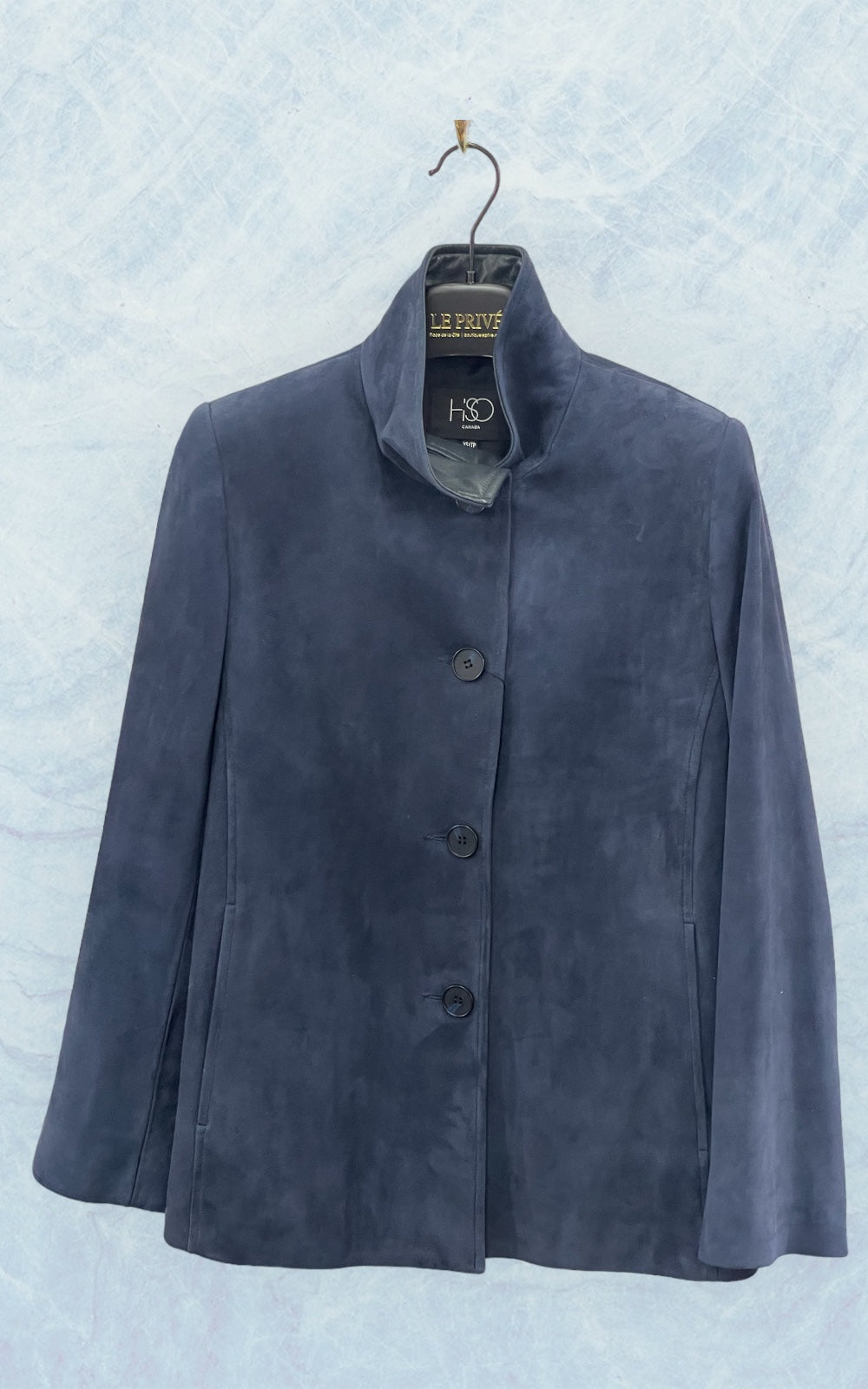 Manteau de cuir 3/4 - Boutique Le Privé