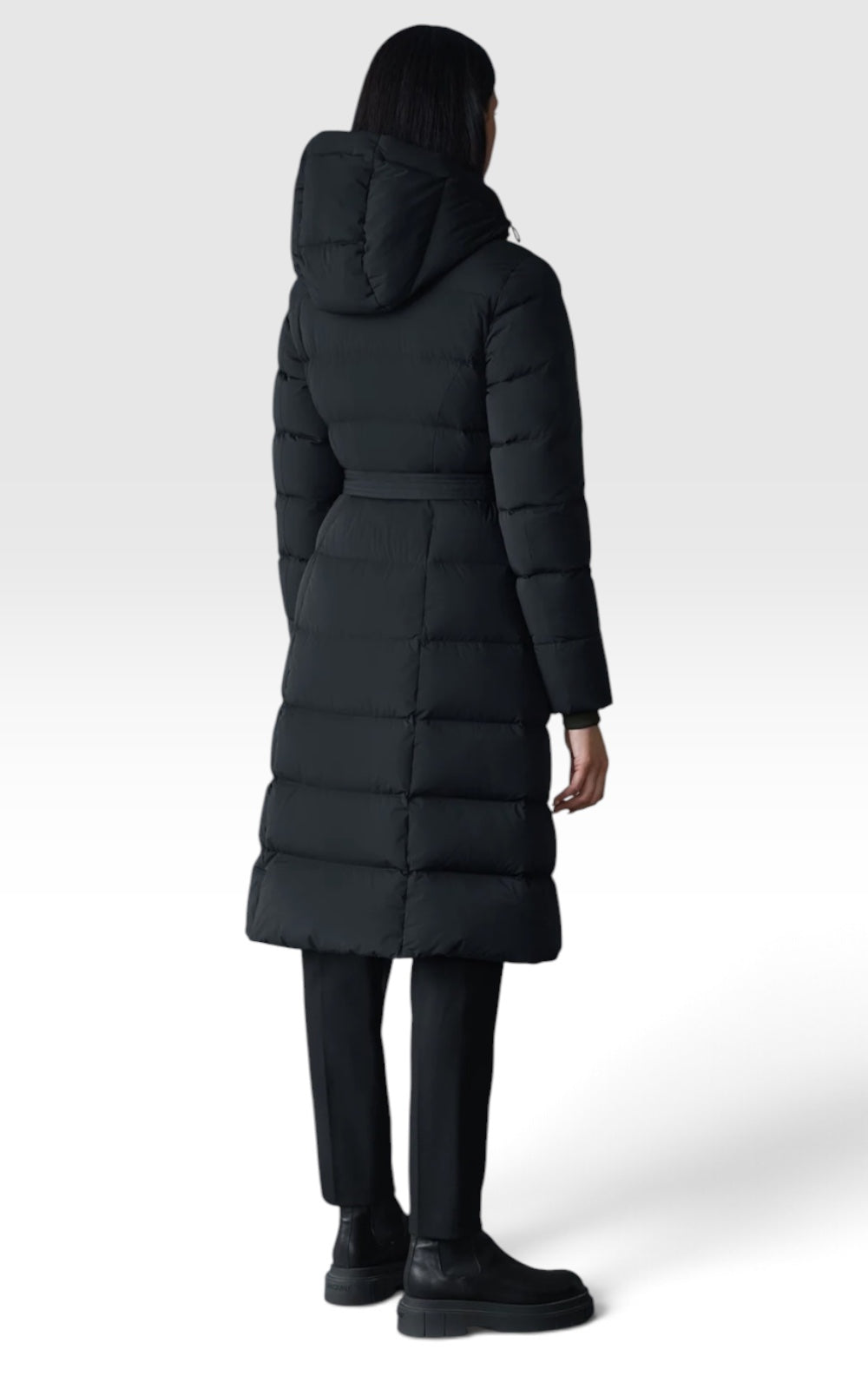 manteau en duvet avec ceinture coralia Mackage 