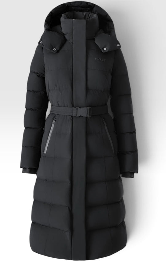 manteau en duvet avec ceinture coralia Mackage 