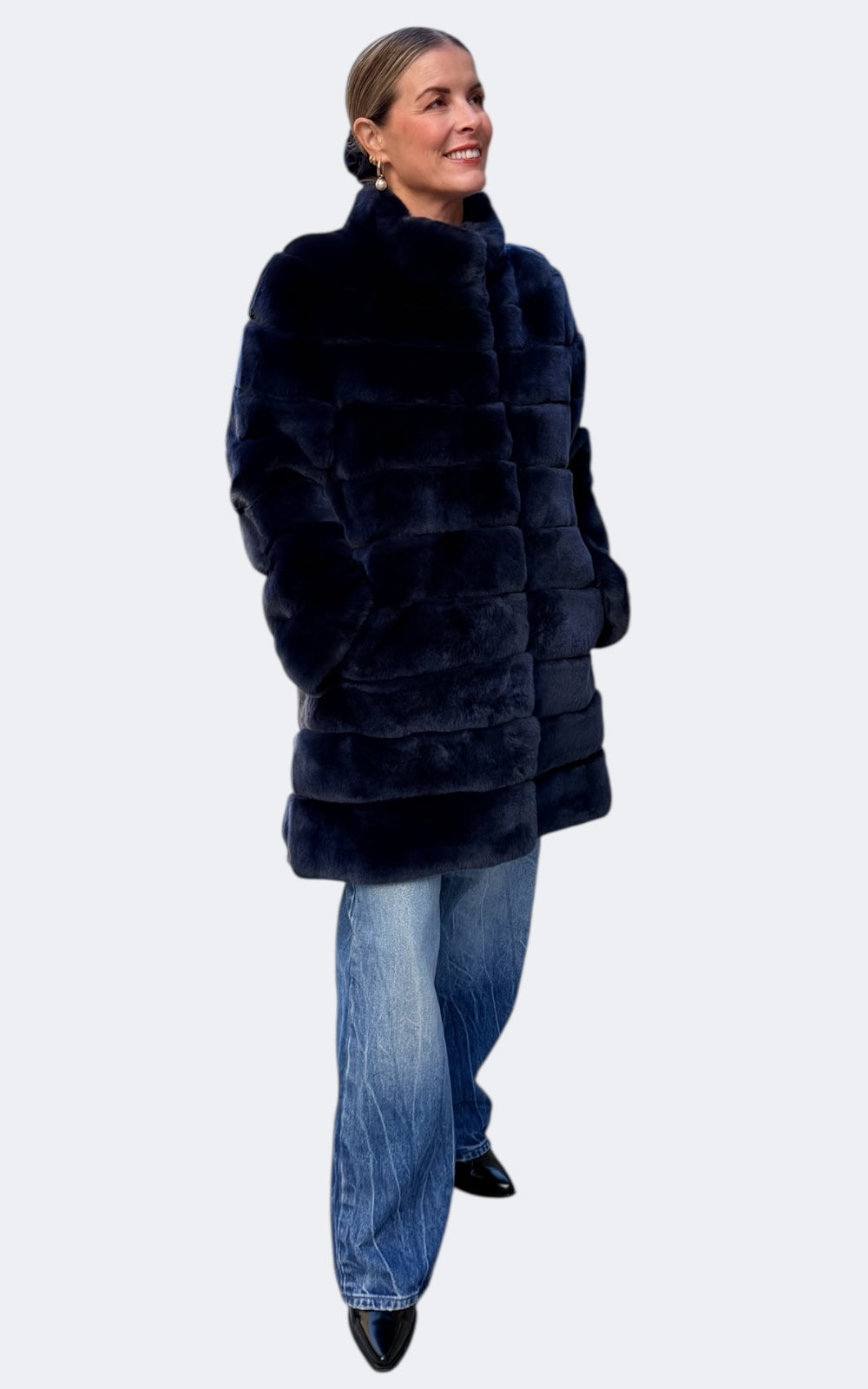 Manteau en fourrure Rex - Boutique Le Privé