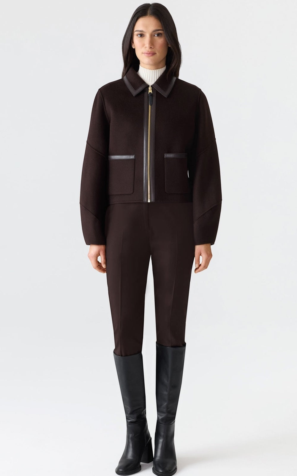 manteau laine court Solana Mackage 