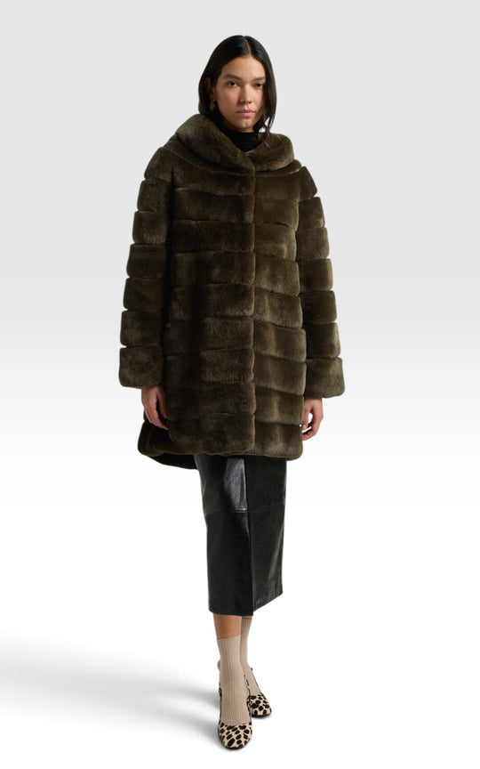 Manteau en fourrure Rex