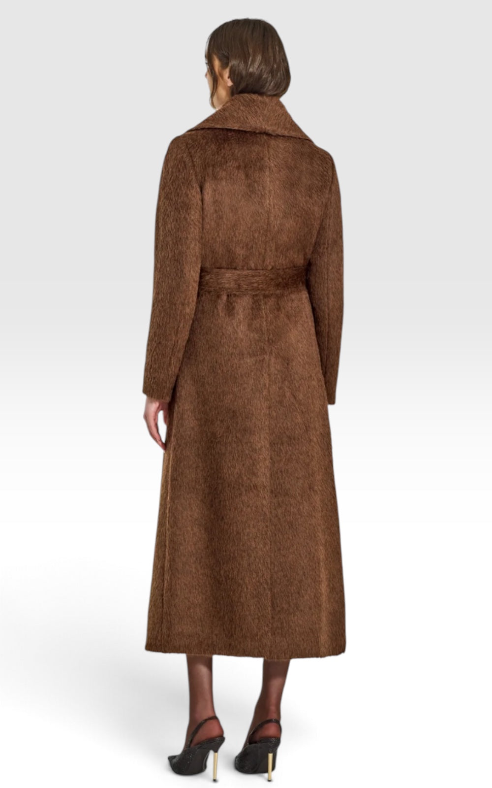 manteau en laine alpaga pleine longueur Sentaler