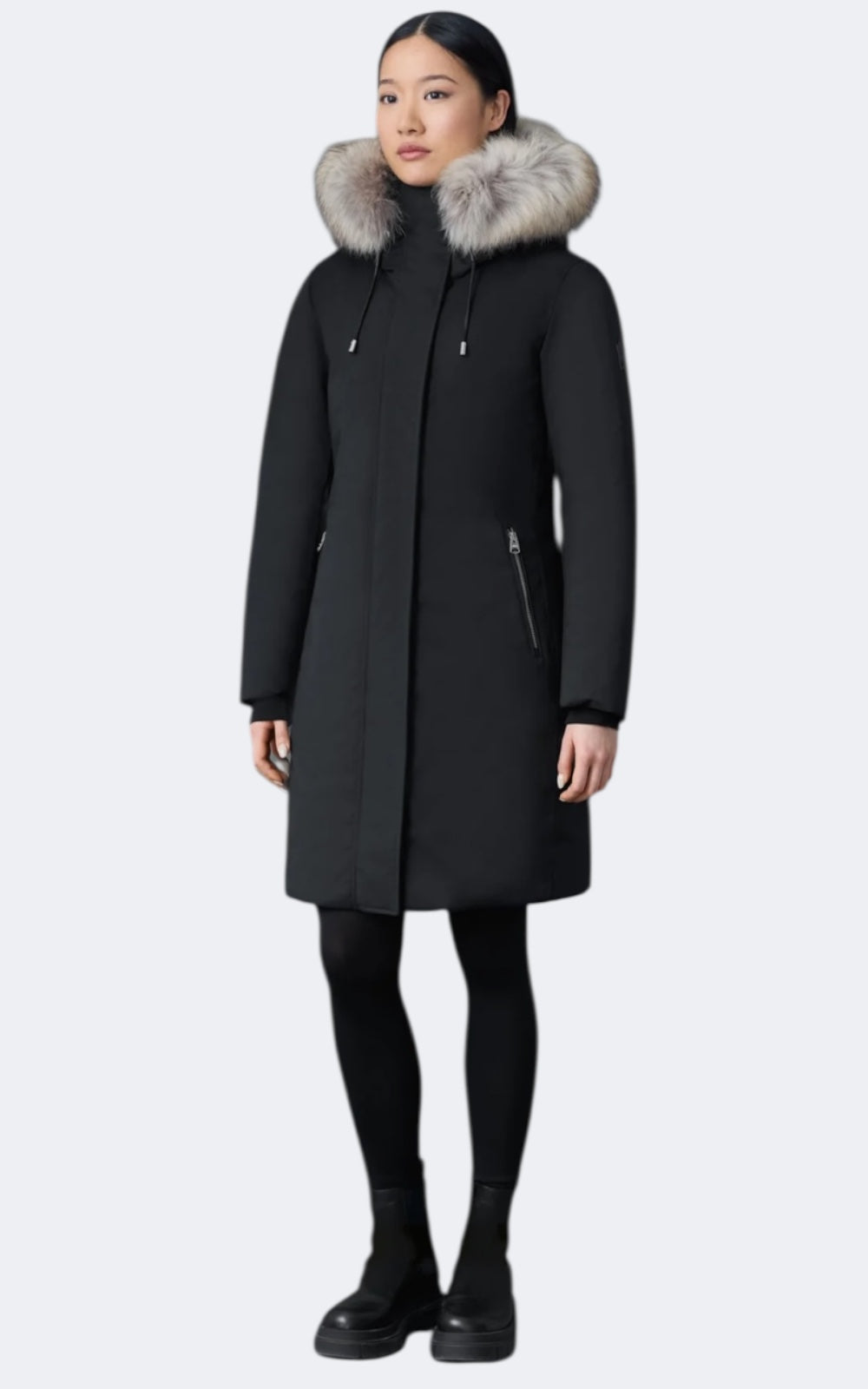 Manteau en duvet Shiloh capuchon en fourrure - Boutique Le Privé