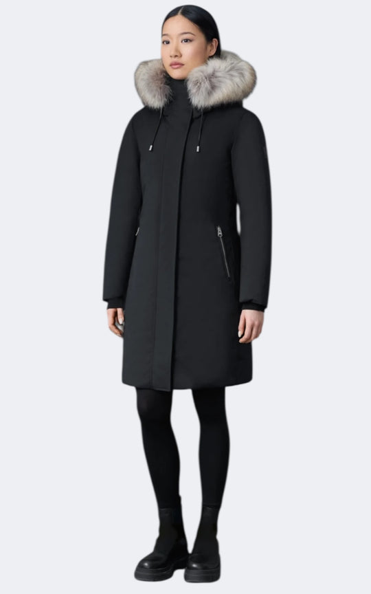Manteau en duvet Shiloh capuchon en fourrure - Boutique Le Privé