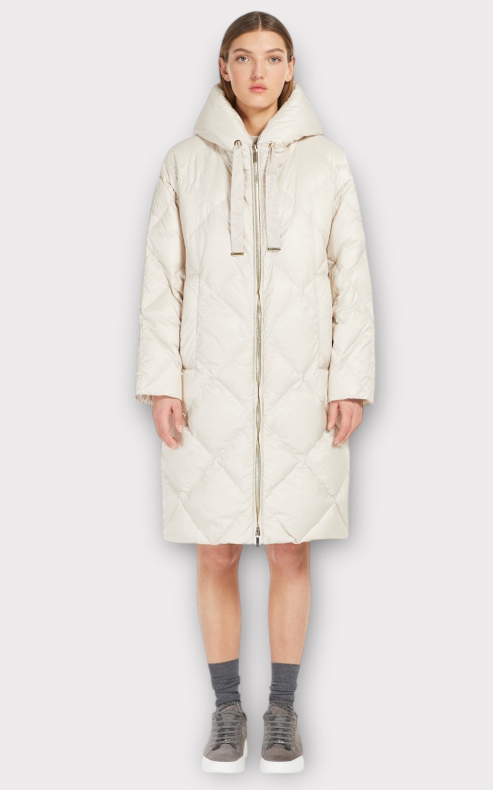 manteau en duvet avec losange Tresse par Max Mara