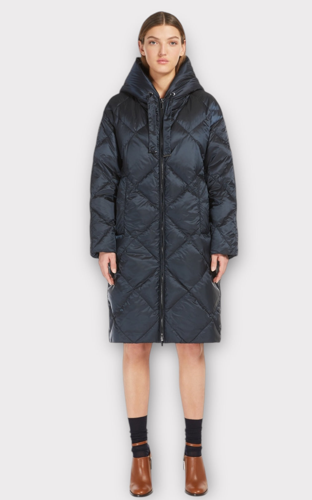 manteau en duvet avec losange Tresse par Max Mara