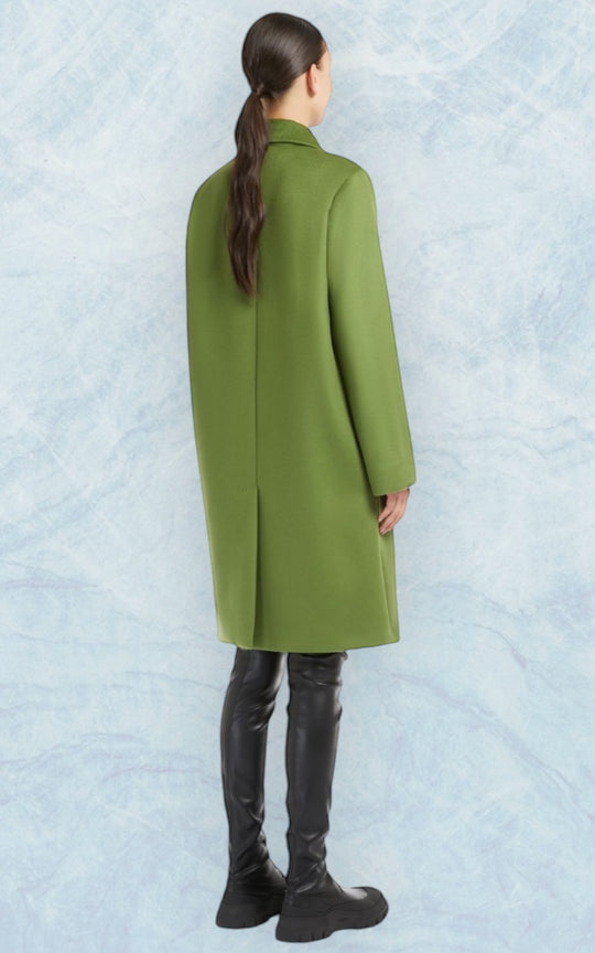 manteau en laine vert par Max Mara