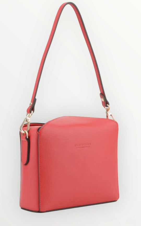sac pourchet rouge en tissu