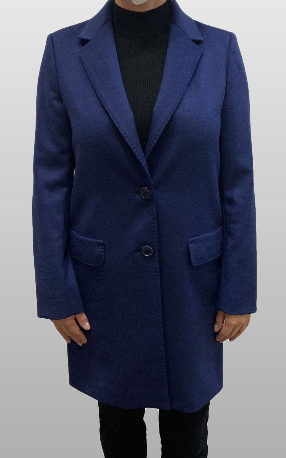 manteau de laine Max Mara blue